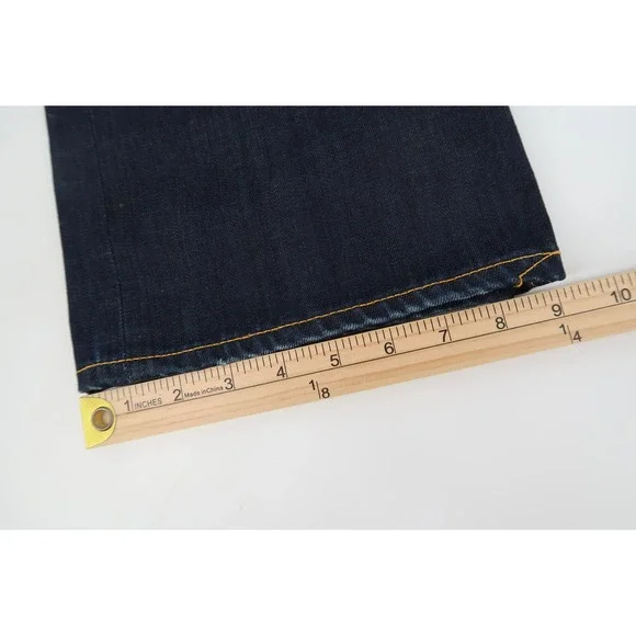 Nudie Jeans Average Joe Mens 38x32 Double Dip Indigo Straight Leg Denim NJ2160 - Picture 15 of 15